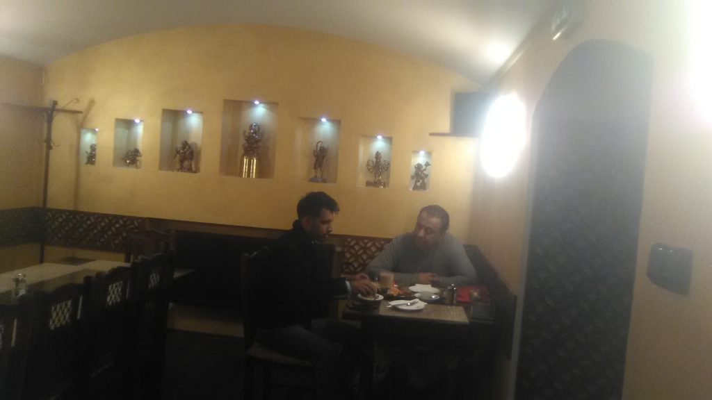 Masala Tea experience at Pind-Indian  food in Prague